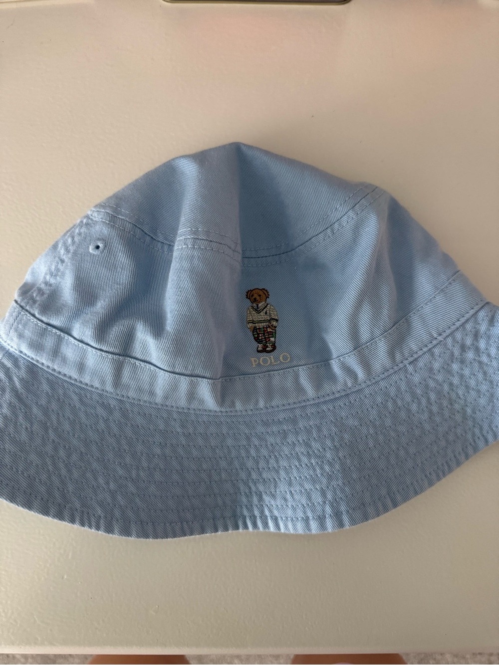 Polo by Ralph Lauren Boys Blue Kids Bucket Hat with Polo Bear Age 8-20 New